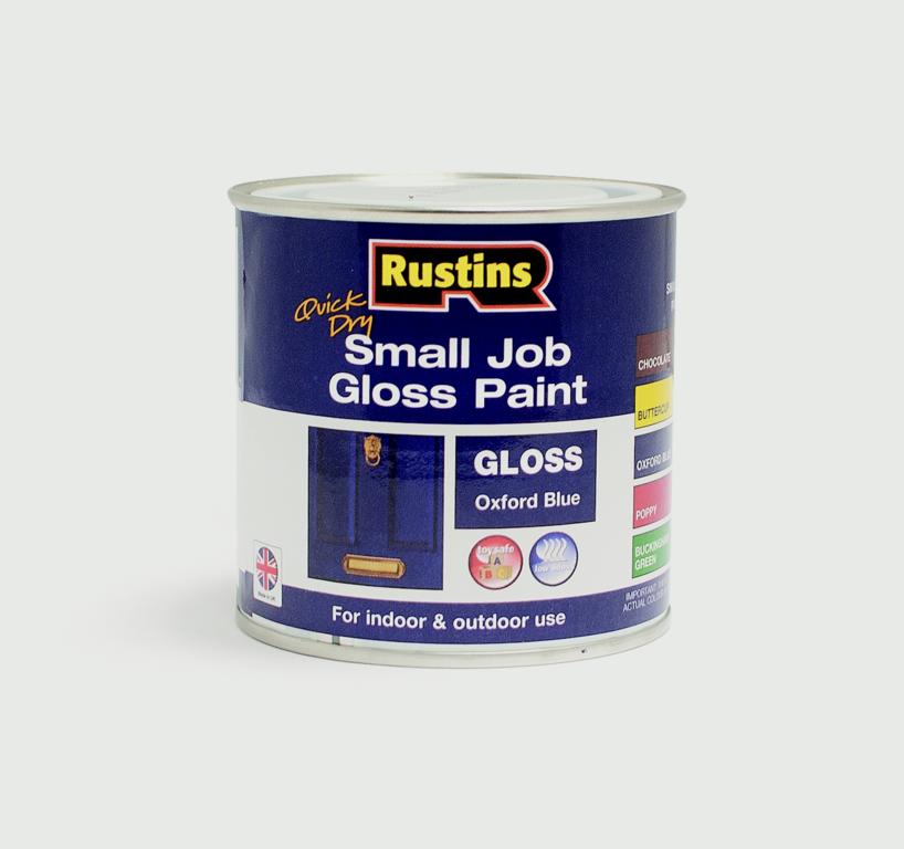 Rustins Quick Dry Small Job Gloss Oxford Blue 250ml