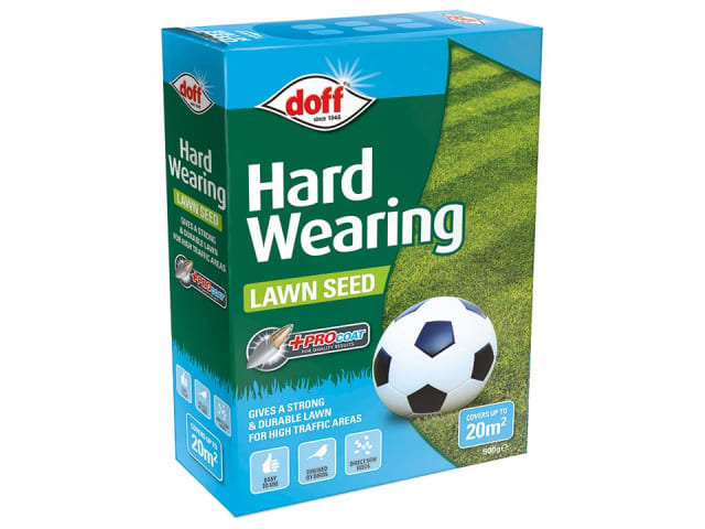 Doff Hardwearing Lawn Seed with Procoat 500g