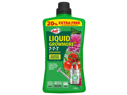 Doff Liquid Growmore Concentrated 1.2L Extra Fill