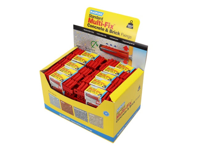 Plasplugs Bargain Box General Purpose Fixings x 40 GP600