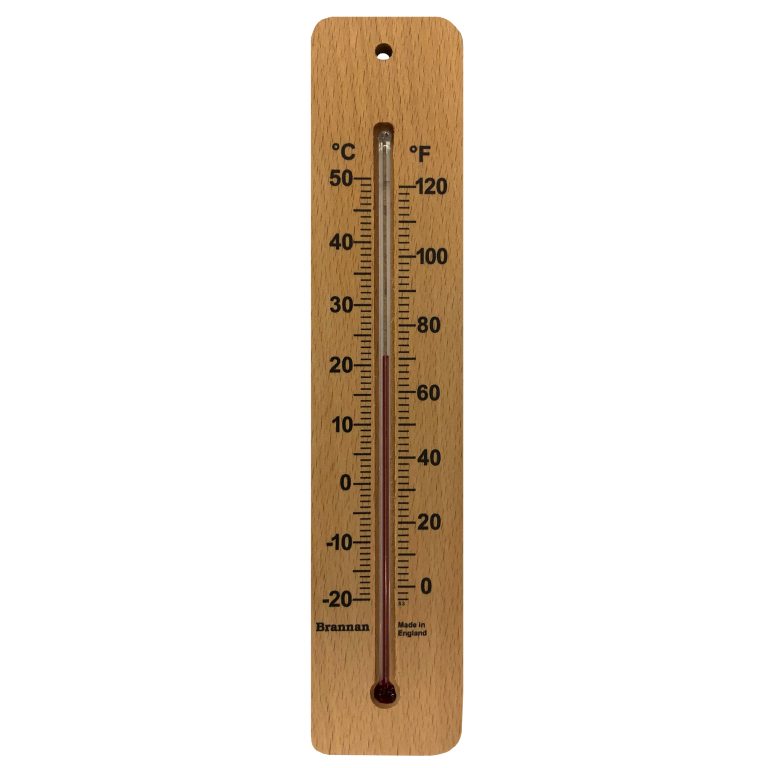 Brannan Wooden Wall Thermometer Butterfly 215mm 14/223/3