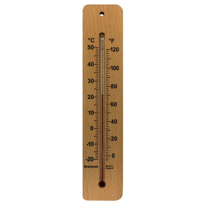Brannan Wooden Wall Thermometer Butterfly 215mm 14/223/3