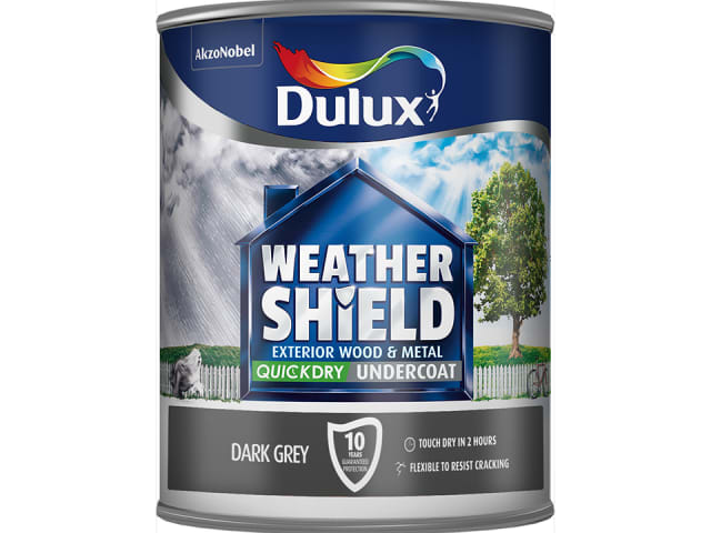 Weathershield Quick Dry Flex Undercoat Dark Grey 750ml