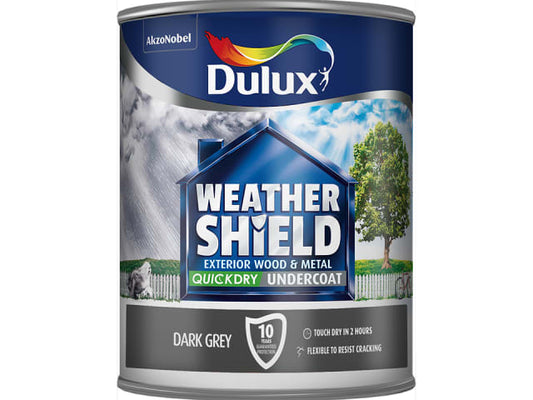 Weathershield Quick Dry Flex Undercoat Dark Grey 750ml