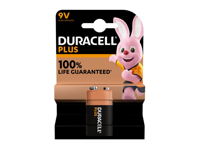 Duracell Plus Power 9V Battery S18717