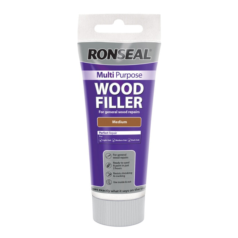 Ronseal Multi Purpose Wood Filler Tube Medium 325g