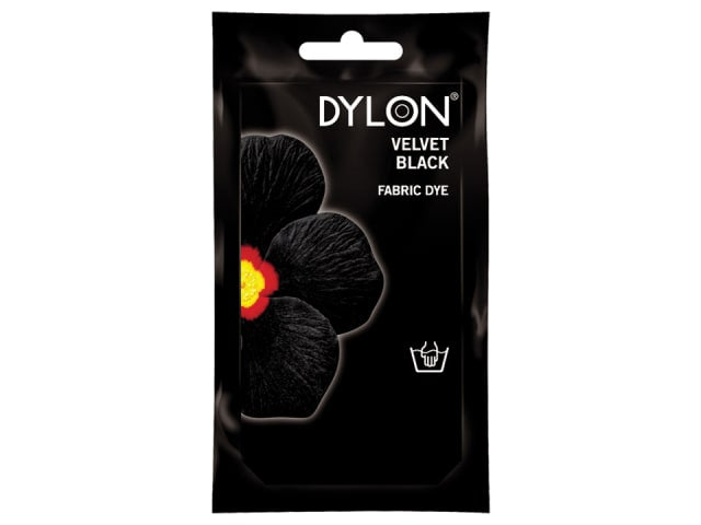 Dylon Hand Dye Sachet Velvet Black 12