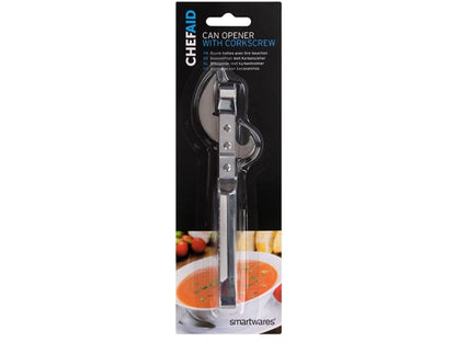 Chef Aid Can Opener With Corkscrew 10E12144