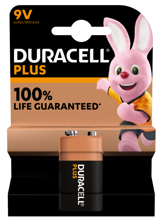 Duracell Plus Power 9V Battery S18717