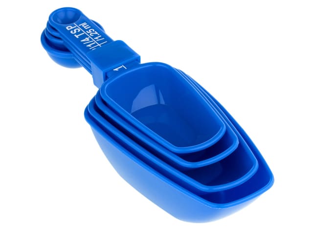 Chef Aid Measuring Scoops Spoons Set 4 10E00004