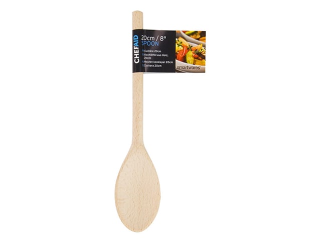 Chef Aid Wooden Spoon 8in E00008