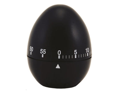 Chef Aid 60 Minute Timer Egg Shape Black E08122