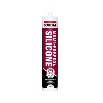 Soudal Multi-Purpose Silicone Brilliant White 270ml