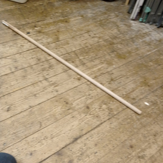 Plain Wooden Broom Handle 1200x24mm (48 x 15/16") WILSONS