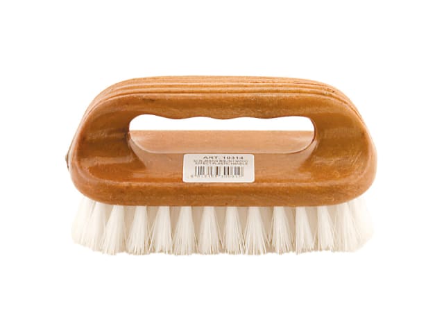 Plastic Scrubbing Brush Wood Effect 10F30081
