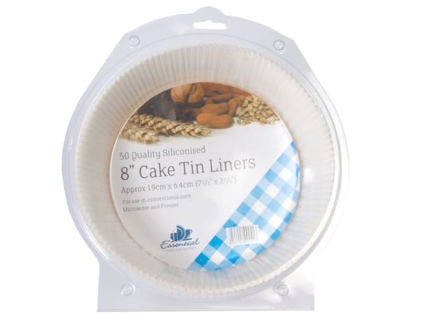 Essential Greaseproof Cake Tin Liner 8in x 50 FP8CAKE