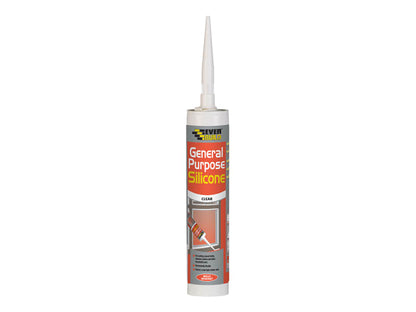 Everbuild General Purpose Silicone Clear 280ml C3