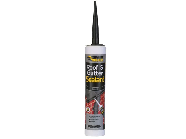 Everbuild Roof & Gutter Sealant Black 295ml