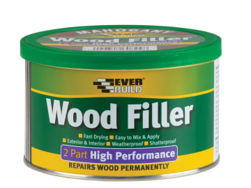 Everbuild 2 Part High Performance Wood Filler Light 500g 6173-LS