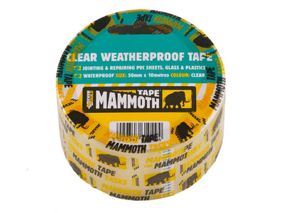 Everbuild Mammoth Clear Waterproof Tape 50mm x 10m 4331