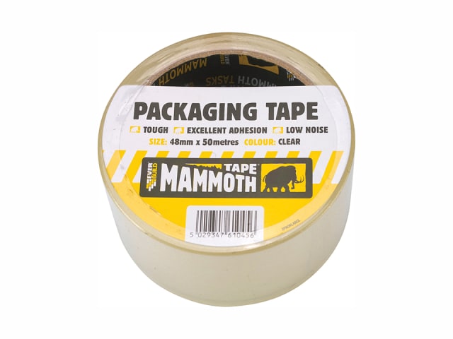 Everbuild Labelled Packing Tape Clear 48mm x 50m