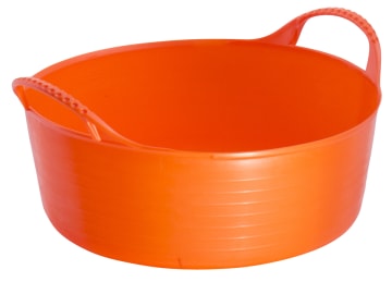 Red Gorilla Tub Shallow Small 15 Litre Orange SP15O