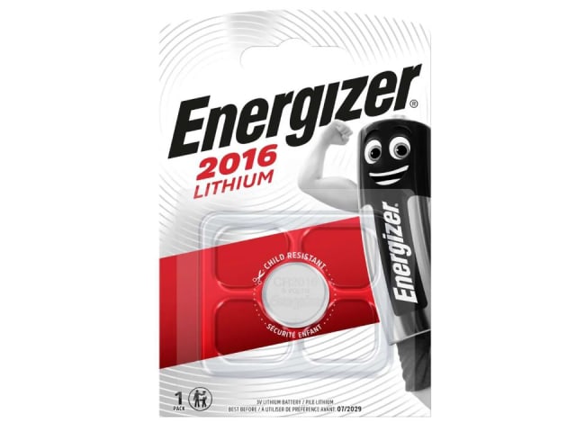 Energizer CR2016 Lithium Coin Battery x 1 CR2016P1