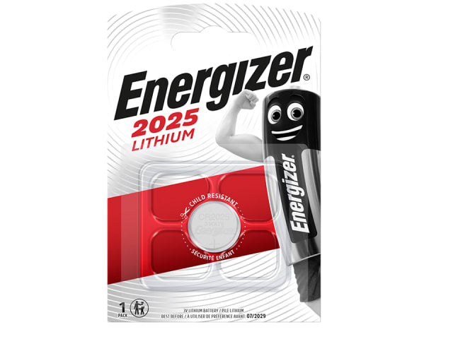 Energizer CR2025 Lithium Coin Battery x 1 S359