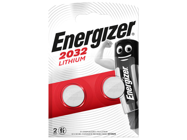 Energizer CR2032 Lithium Coin Battery x 2 S5312