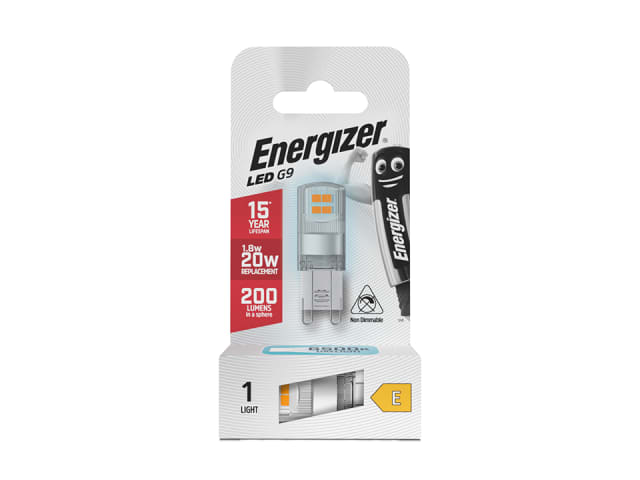 Energizer LED G9 1.9W 200lm 6500K Daylight S18749