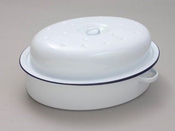 Falcon Oval Roaster White 26cm 60026
