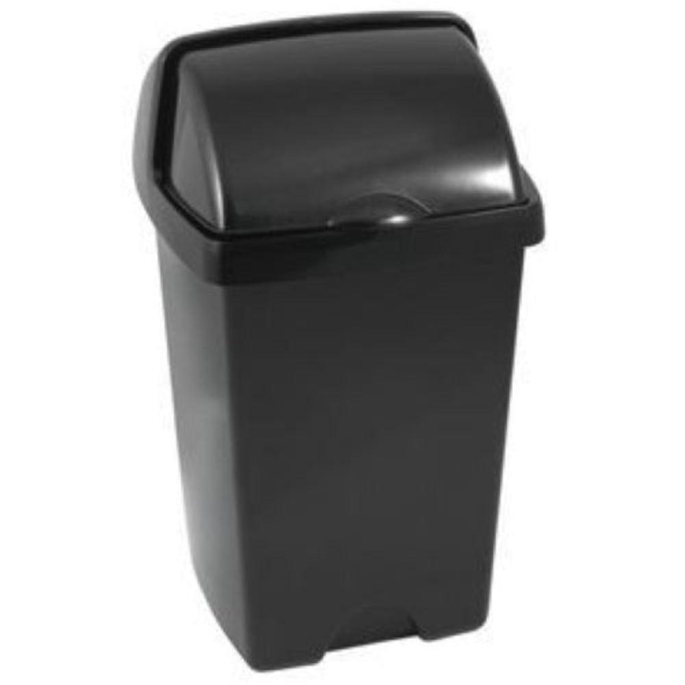 Addis Roll Top Bin Soft Black 25 Litre 505599