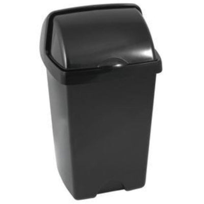 Addis Roll Top Bin Soft Black 25 Litre 505599