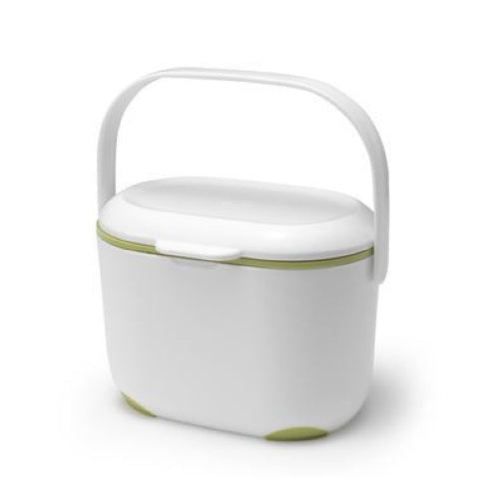 Addis Compost Caddy White/Green 515465