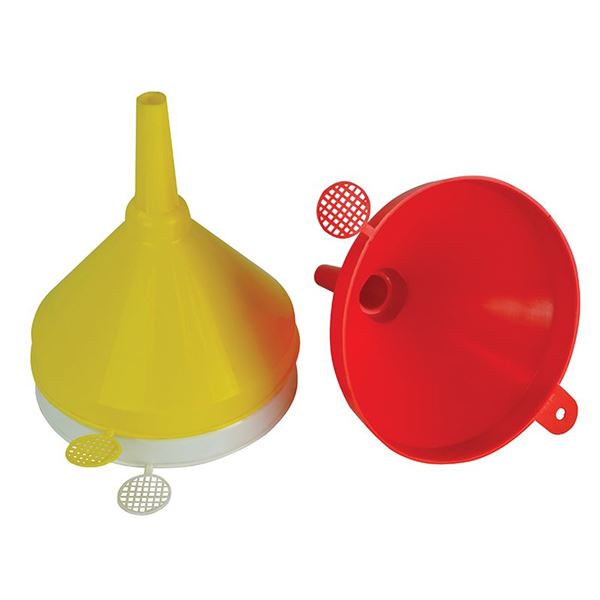 Faithfull Plastic Funnel 150mm Set 3 Piece