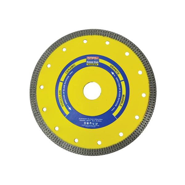 Faithfull Porcelain Diamond Blade 115 x 22.23mm