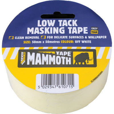 Everbuild Low Tack Masking Tape 50mm x 25m