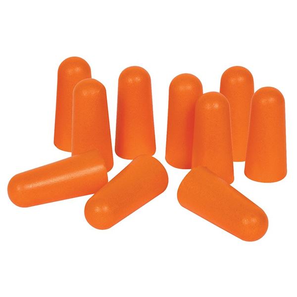 Vitrex Tapered Disposable Earplugs SNR 33dB 5 Pairs