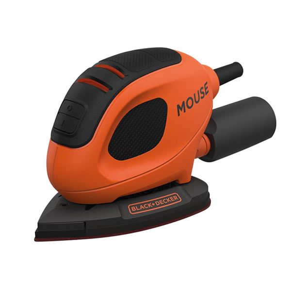 Black & Decker 55W Mouse Sander + 6 Sheets BEW230BCA