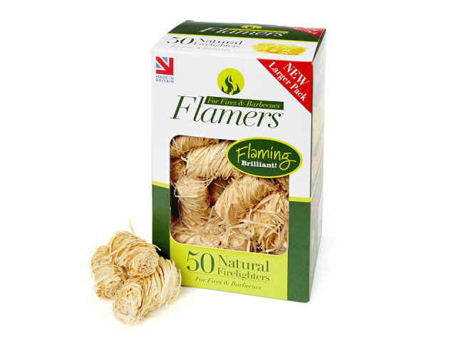 Flamers Natural Firelighters Pack 50