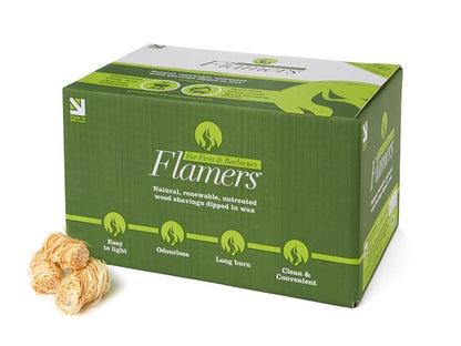 Flamers Natural Firelighters Pack 200 FLA04