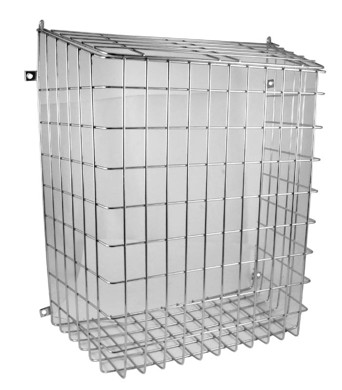 Chrome Wire Mail Cage 16x13x6.5in