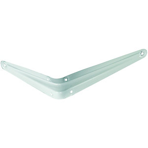 London White Shelf Bracket - 125 X 100mm