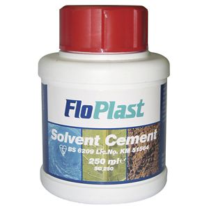 Floplast Solvent Cement, 250Ml Tub