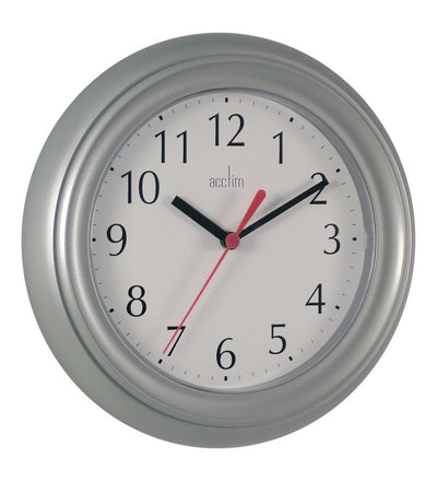 Acctim Wycombe Wall Clock Grey 21417