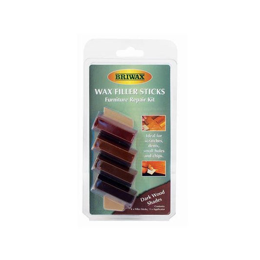 Briwax Wax Fille Sticks Dak Wood Shades (Pack 4) BRWWFSD