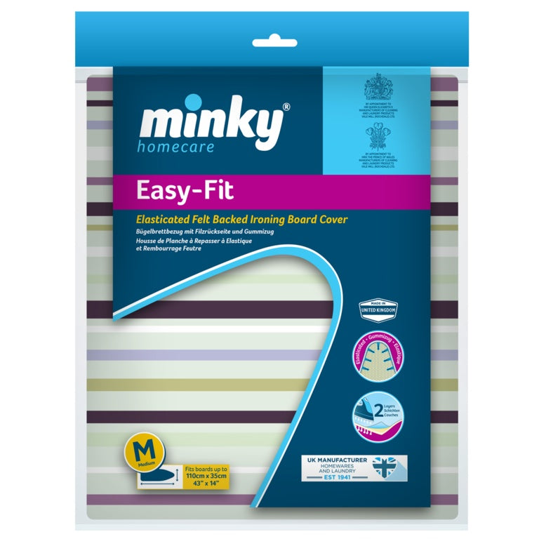 Minky Easy Fit Polycotton Ironing Board Cover 110x35cm PP23004000