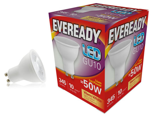 Eveready 5w LED GU10 3000K - S13600