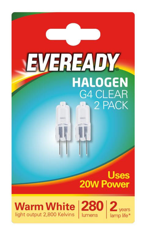 Eveready G4 Capsule 20W 12v Blister 2