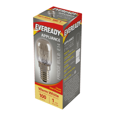 Eveready Fridge Lamp 15W Small Edison Screw Warm White